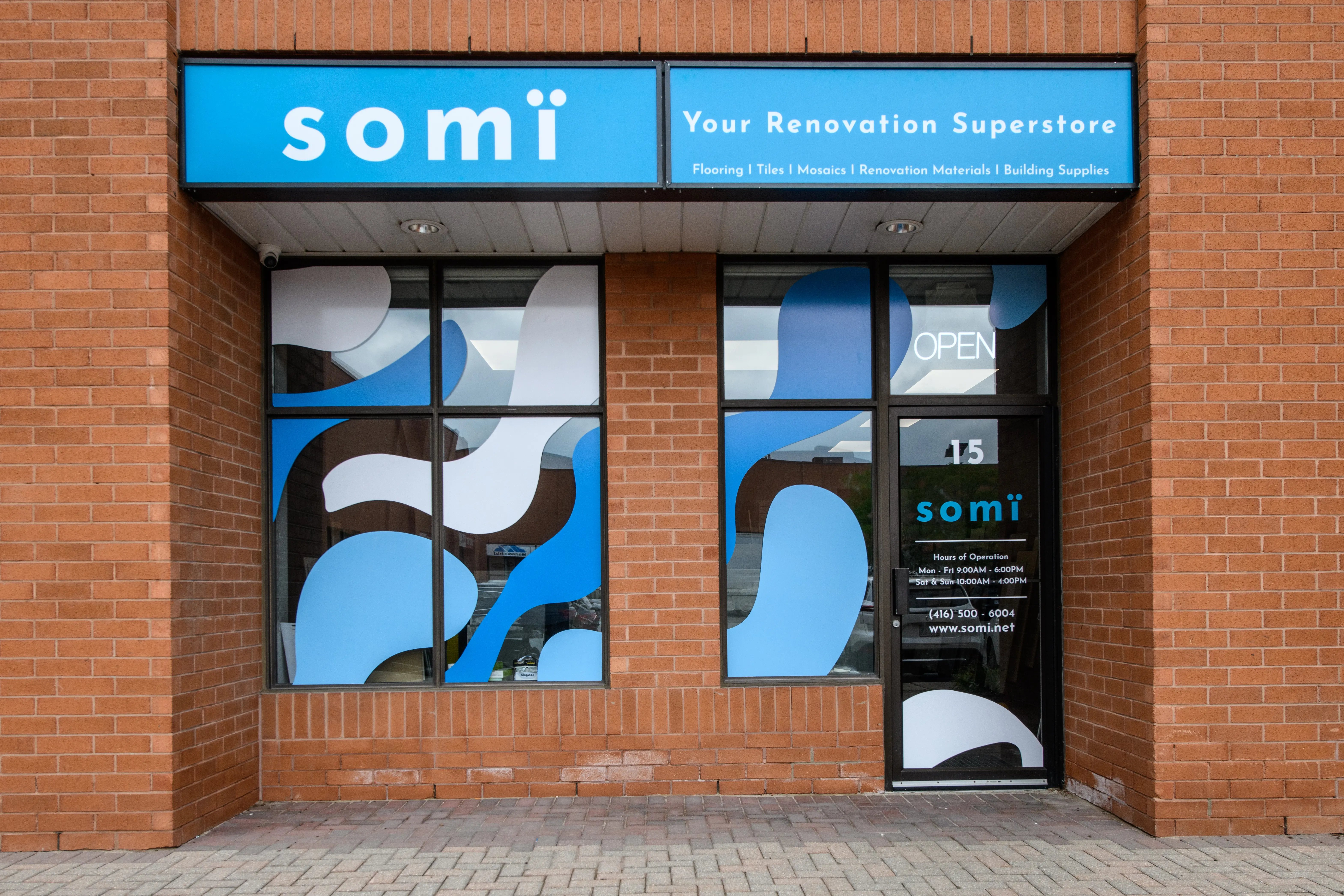 Showroom interior overview