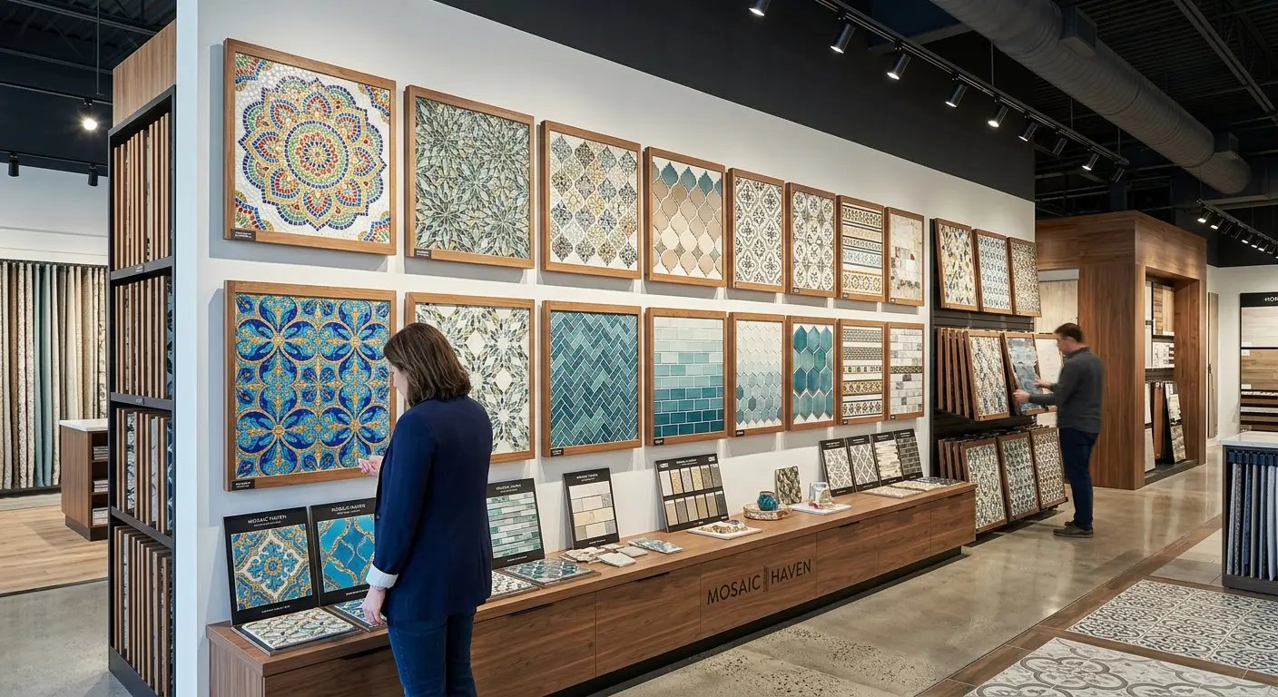 Mosaic tile display