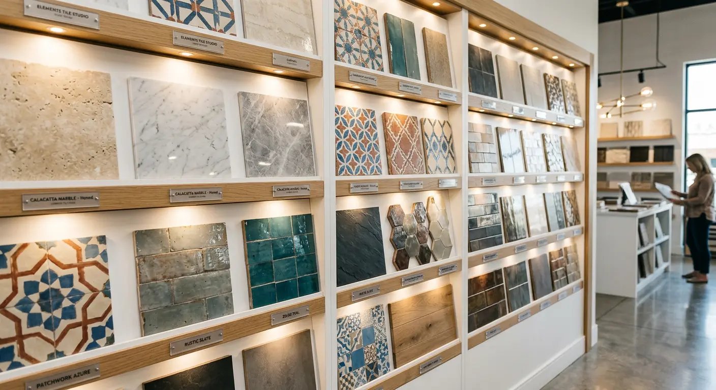 Tile display wall