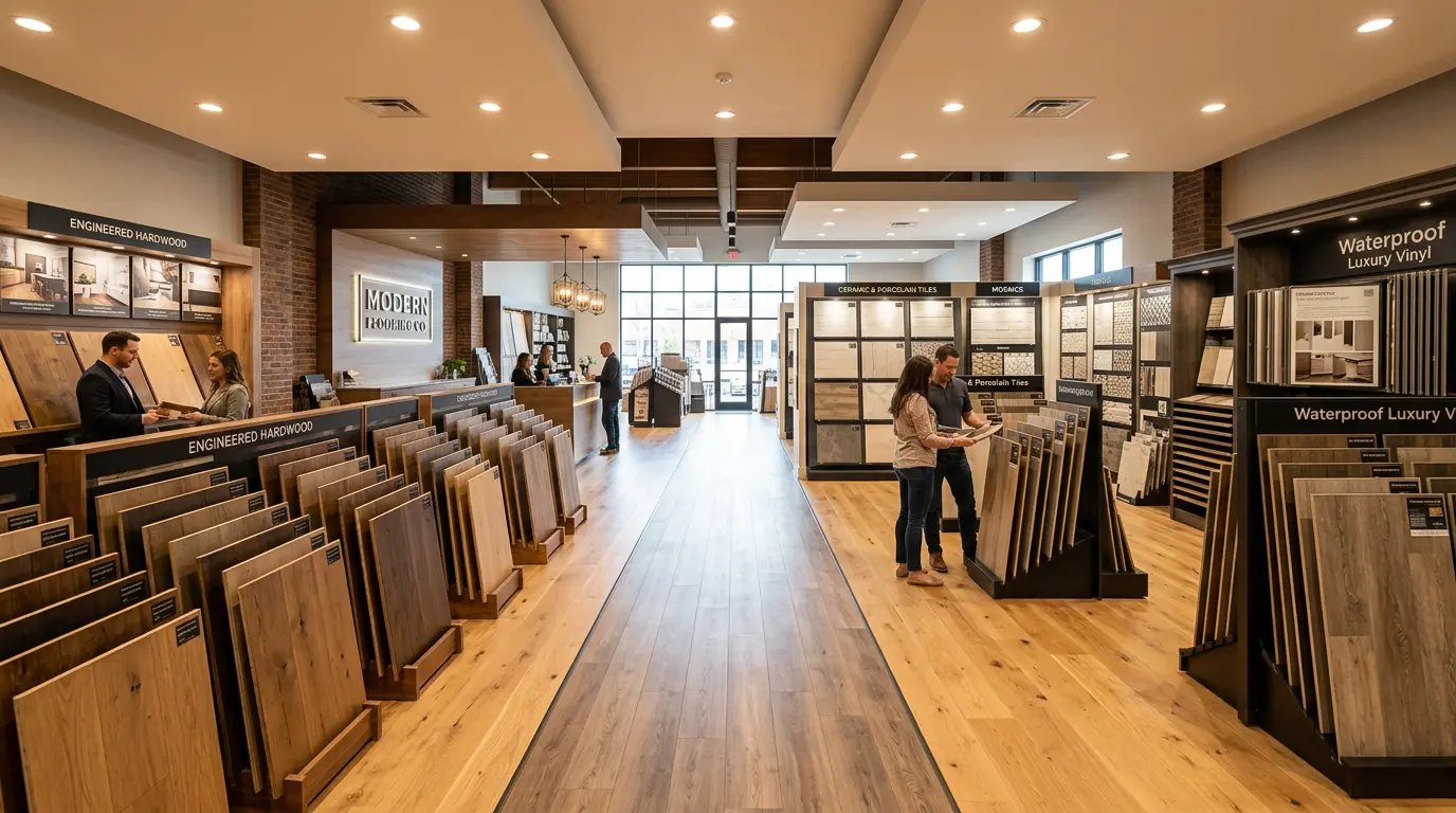 Flooring showroom
